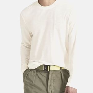 NWT Allbirds Organic Cotton Long Sleeve Tee Blizzard White Size Men's XS